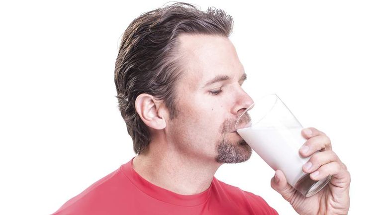 Man Drinking Milk Generic