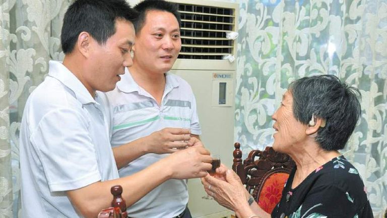 Twins reunited after 41 years apart