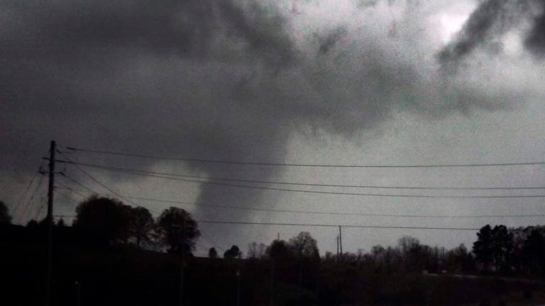Tornadoes And Severe Storms Hit US Midwest | World News | Sky News