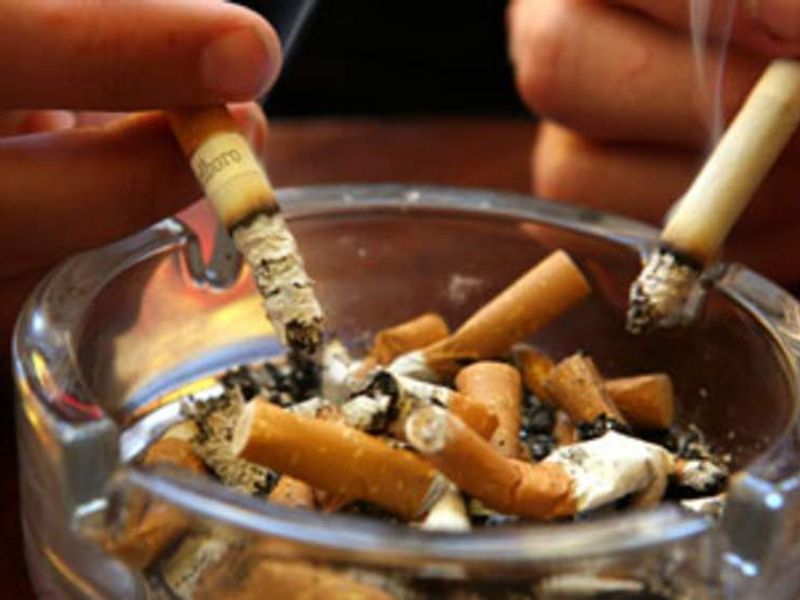 does tobacco contain caffeine May: Ban Boost For Kids' Health