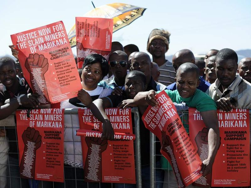 Marikana Massacre Police Tactics Defective World News Sky News