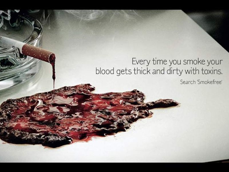 every time you smoke a cigarette Anti-Smoking Ad Targets Addicts