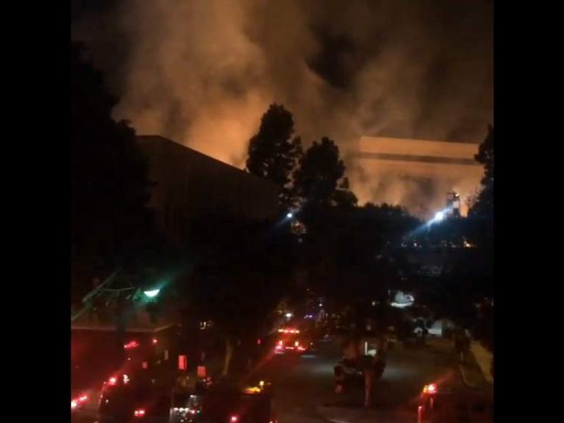 Fire Crews At Blaze Site Scoop News