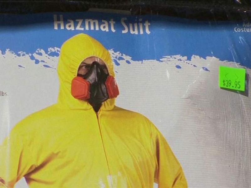 sexy ebola containment suit Ebola virus spreads to Halloween outfits, sparks controversy