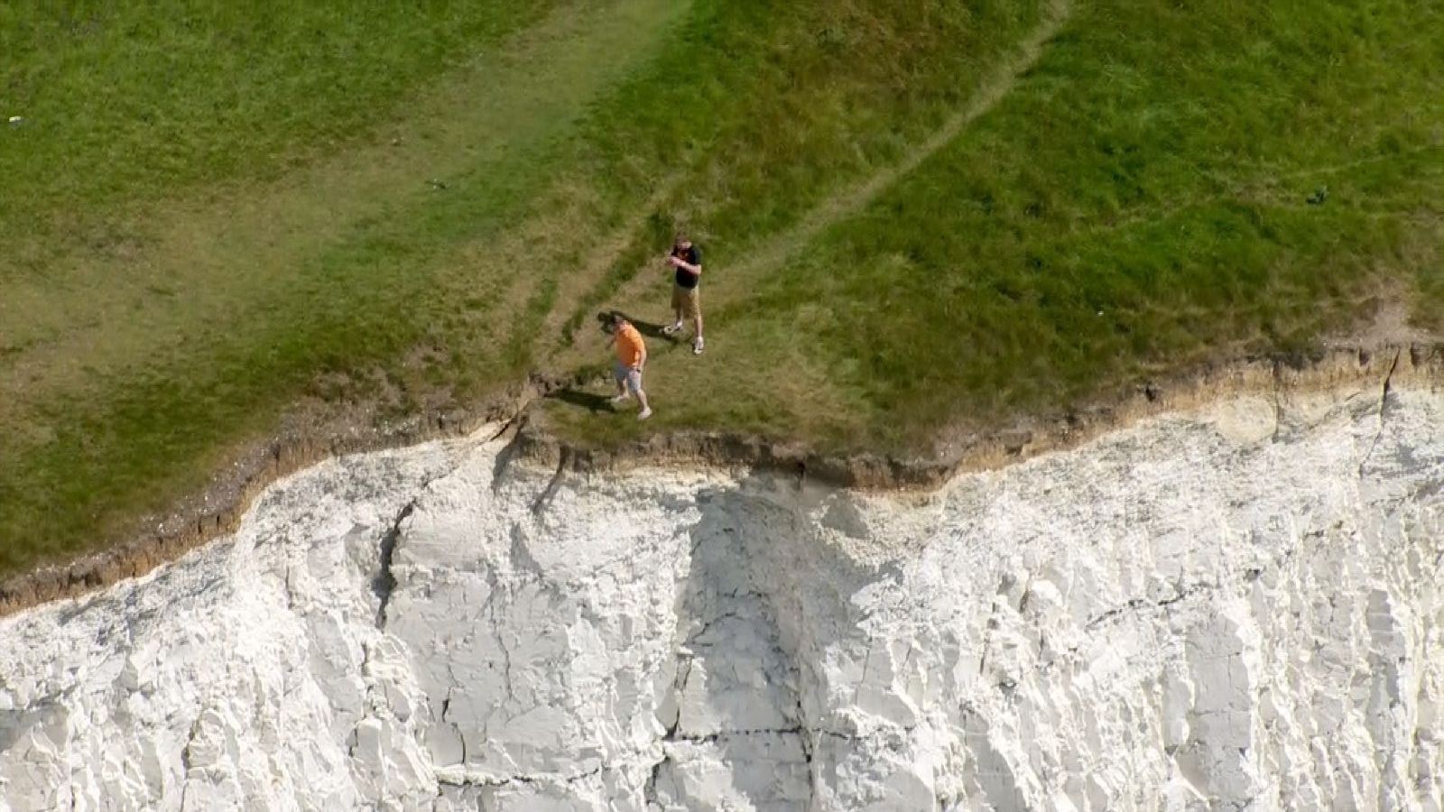 Selfie-Takers Risk Death Over Cliff Edge Photos | UK News | Sky News