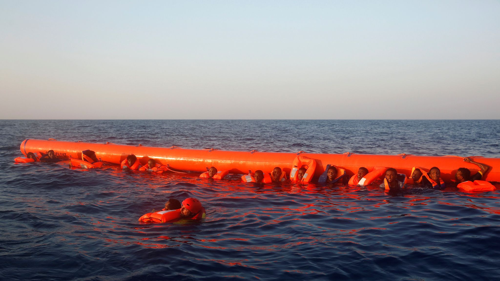 Thousands Of Migrants Rescued Off Coast Of Libya | World News | Sky News