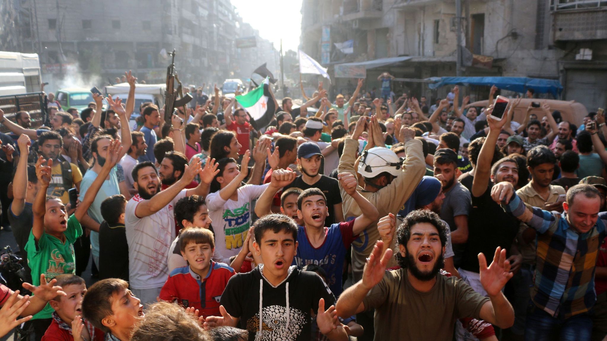 Syrian Rebels Launch Battle To Retake Aleppo | World News | Sky News