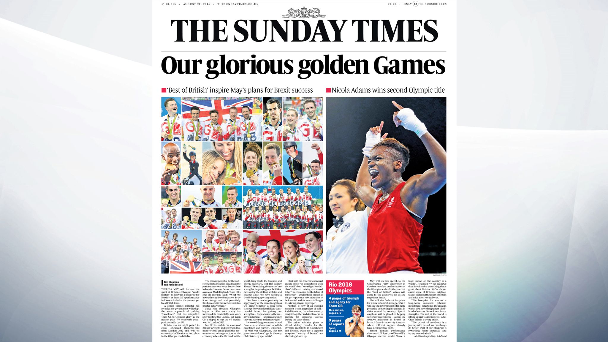 Sunday's National Newspaper Front Pages UK News Sky News