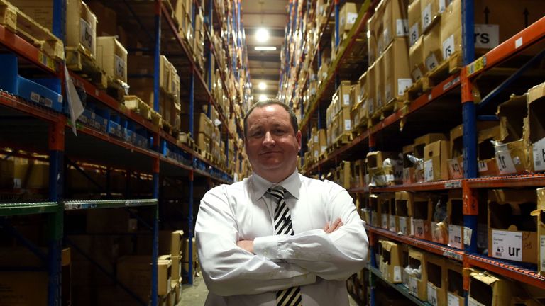 Sports Direct boss Mike Ashley