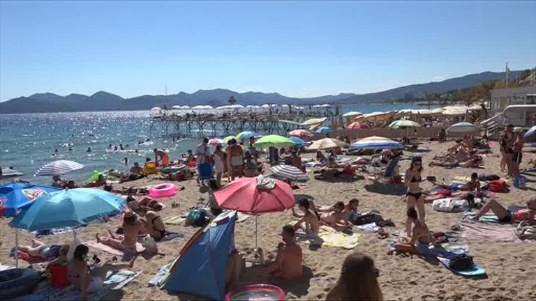Cannes beach
