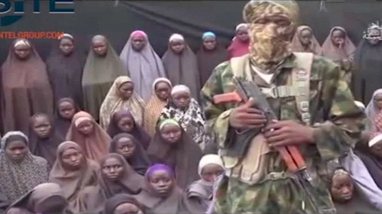 Boko Haram video purportedly showing some of the schoolgirls captured in Chibok