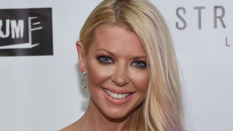 Actress Tara Reid attends the premiere of her new film, Syfy&#39;s Sharknado: The 4th Awakens, in Las Vegas, Nevada