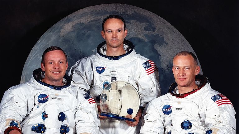 Apollo 11&#39;s crew: Neil Armstrong, Michael Collins, and Buzz Aldrin