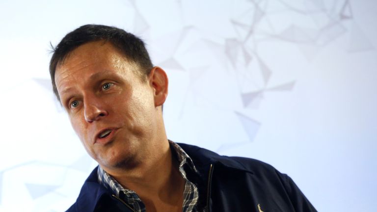 Peter Thiel, the Silicon Valley investor who co-founded PayPal,