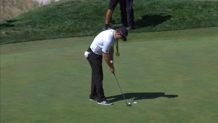Rose Putts With Gold Medal Video Watch TV Show Sky Sports