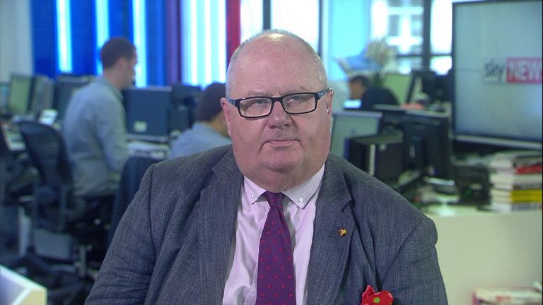 Former Cabinet minister Sir Eric Pickles