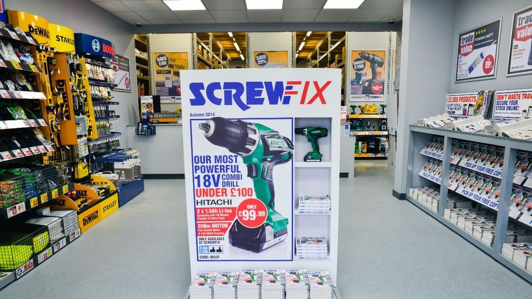 Screwfix sales growth nails profits for B&Q owner Kingfisher