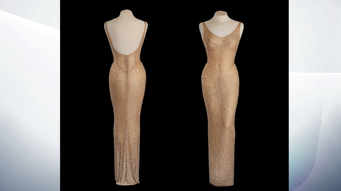 Marilyn Monroes Happy Birthday Mr President Dress To Be Auctioned 9068