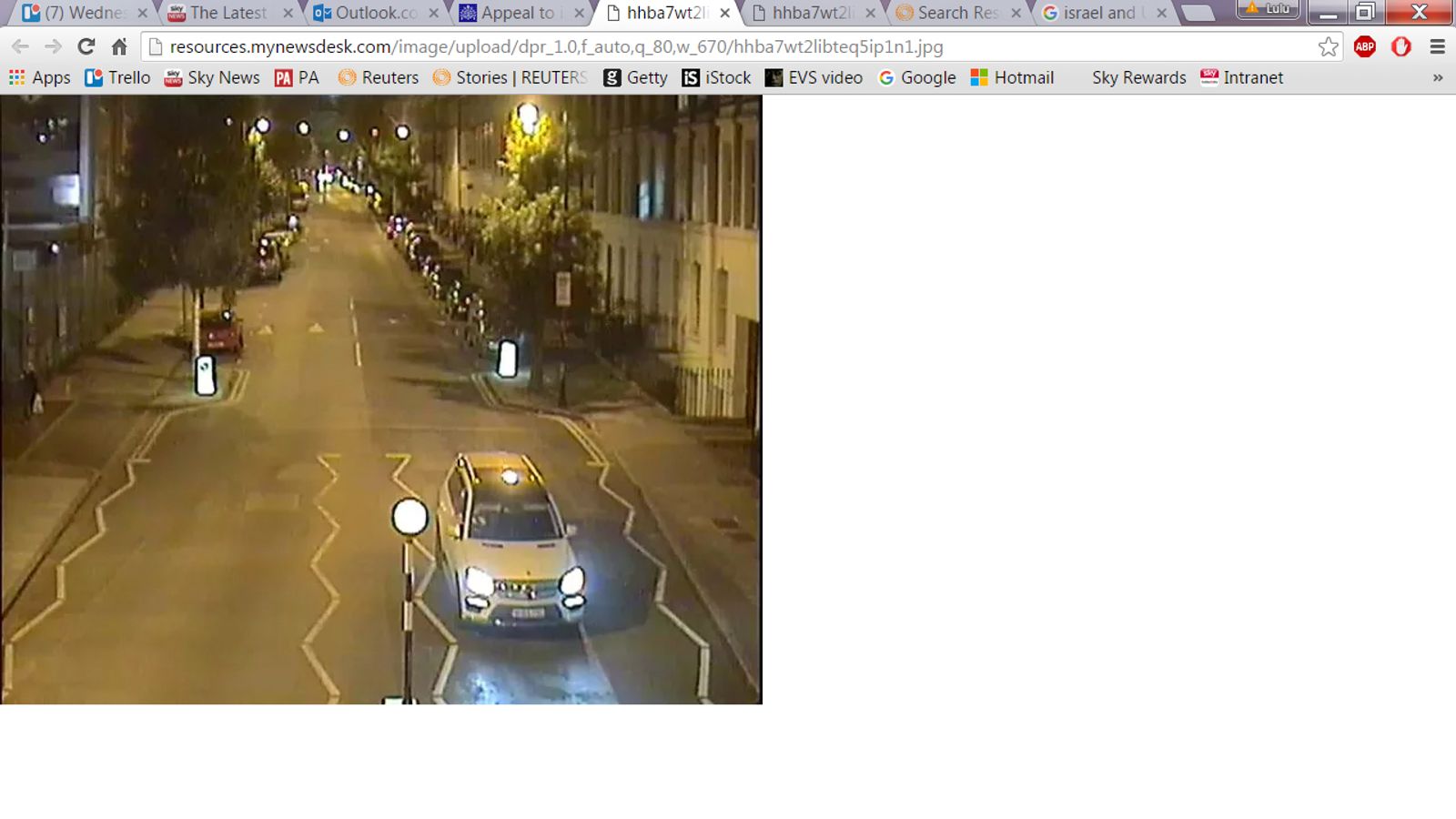 Appeal over driver shooting paintballs at people in north London UK