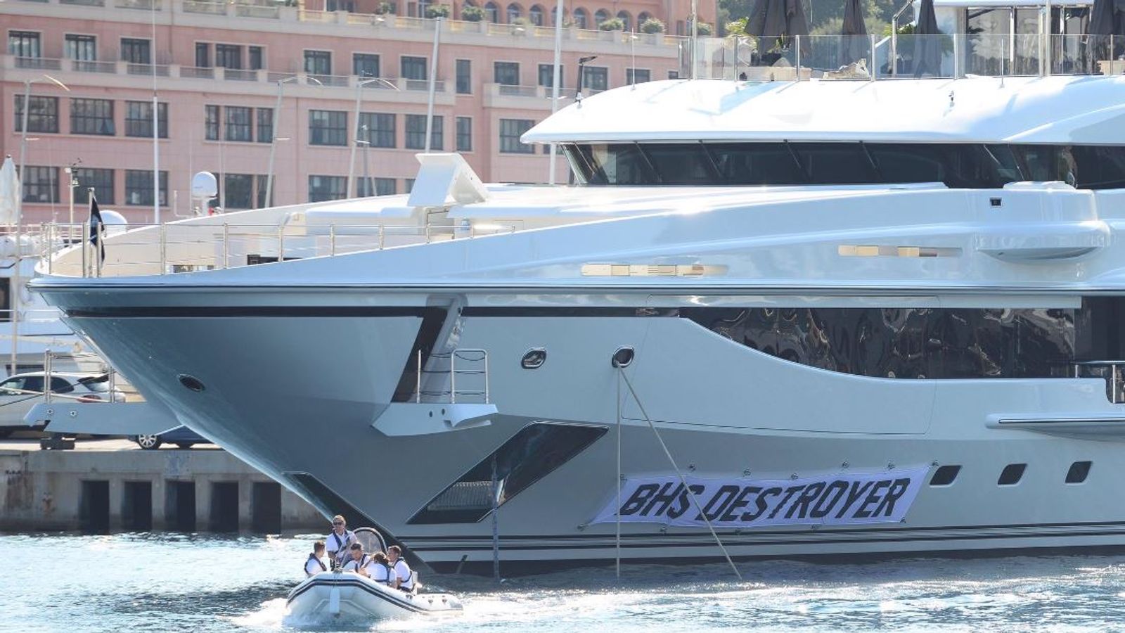 philip green yacht prank