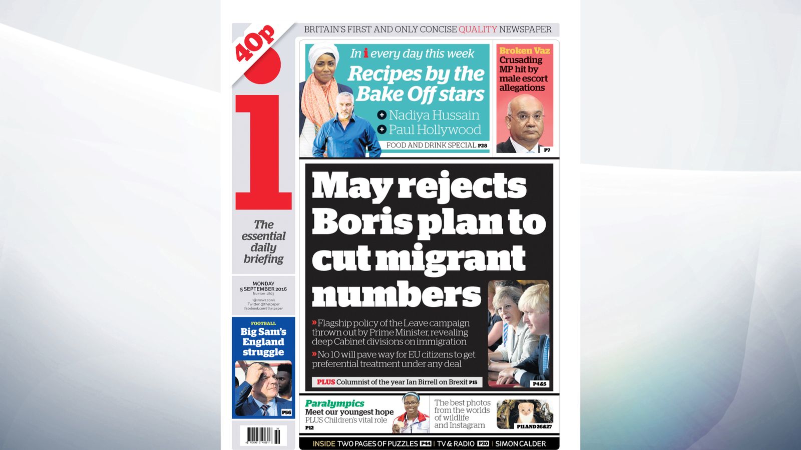 Monday's National Newspaper Front Pages UK News Sky News