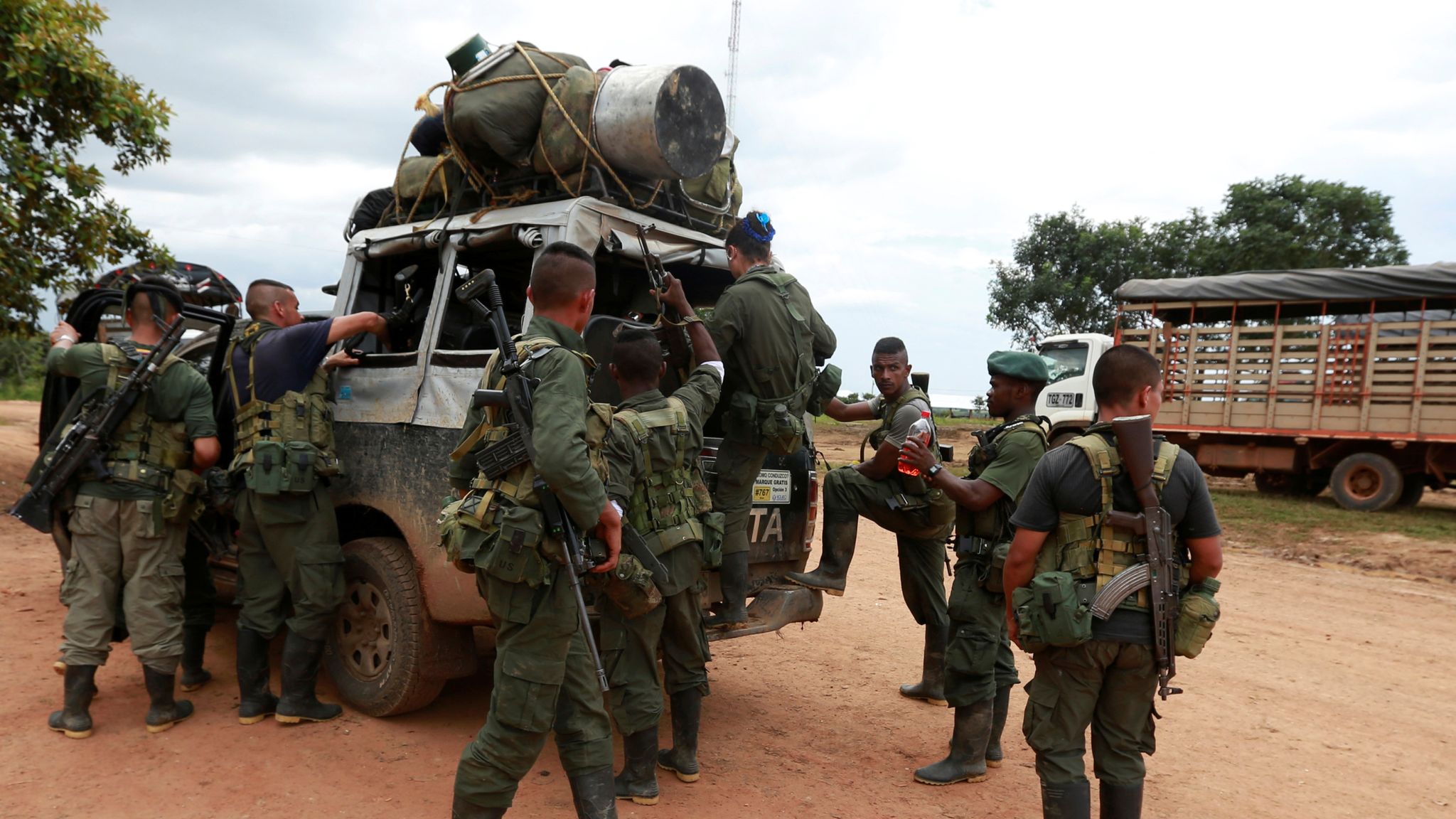 Colombia's FARC Prepares For Historic Peace Deal | World News | Sky News