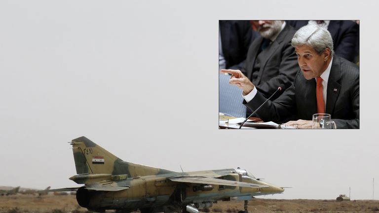 John Kerry Syria composite