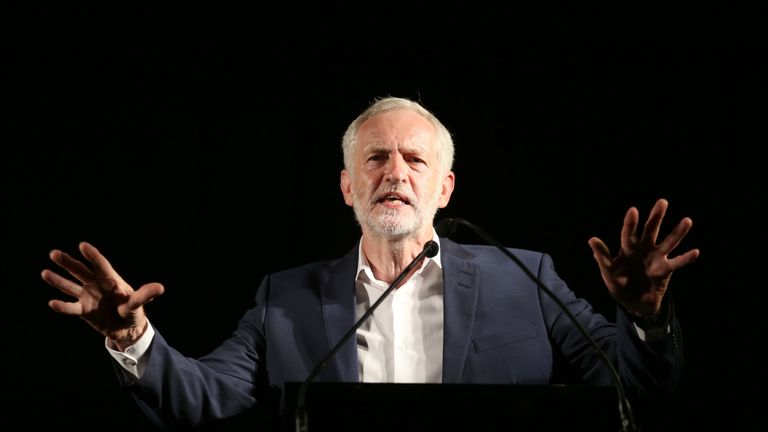 Labour leader Jeremy Corbyn