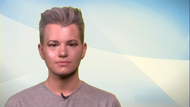 Vlogger Georgie Aldous says men should be able to wear make-up