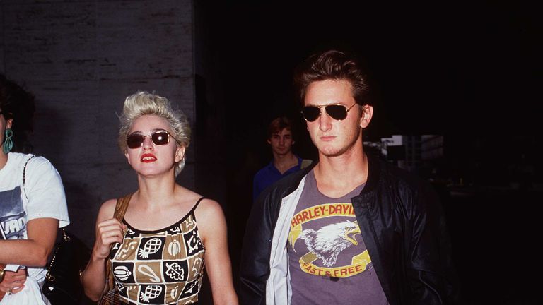 Madonna and Sean Penn married on her birthday in August 1985