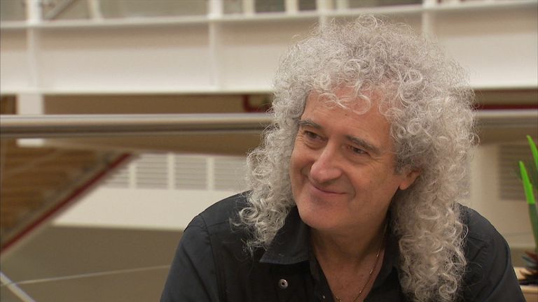 Brian May said the asteroid named after Mercury was a &#39;special dot of light&#39;