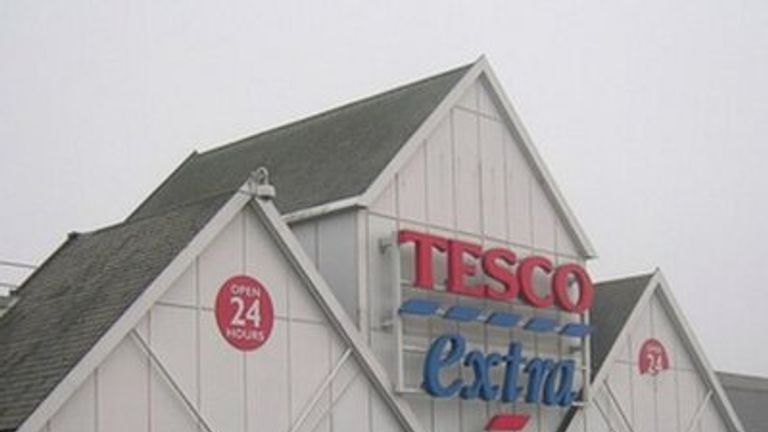 The baby was allegedly punched at this Tesco store