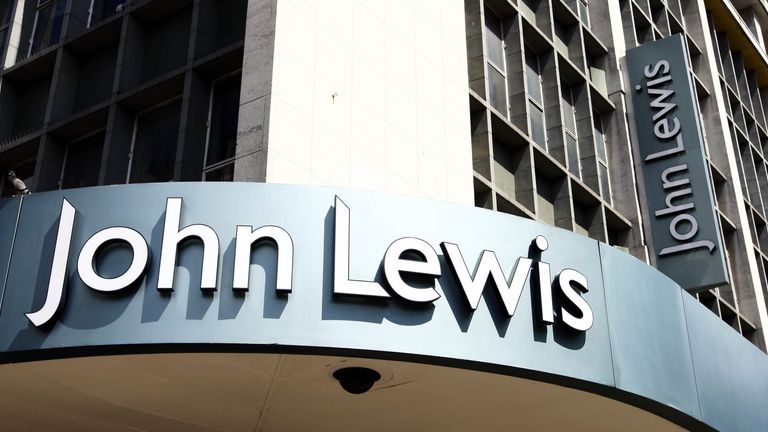 The John Lewis store in Oxford Street, London