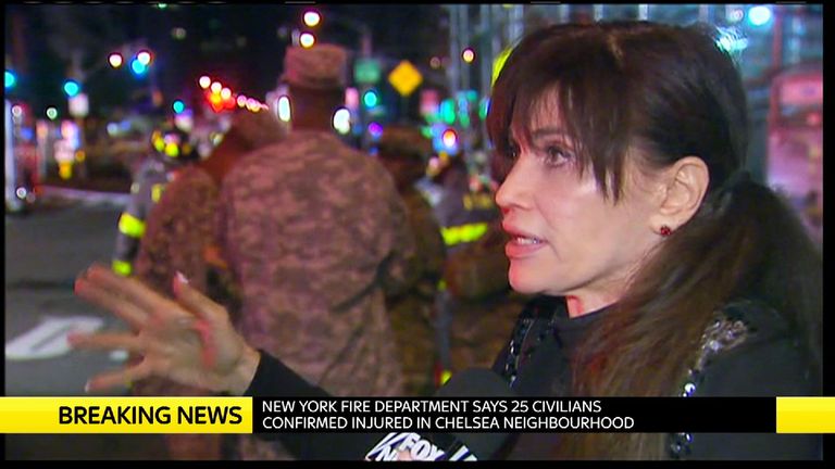 Woman who heard NY manhattan explosion