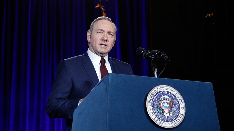 Kevin Spacey in House of Cards