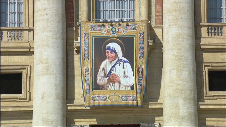 The Vatican formally declares Mother Teresa a saint