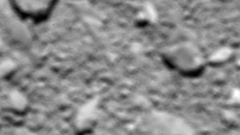 Rosetta mission&#39;s last image
