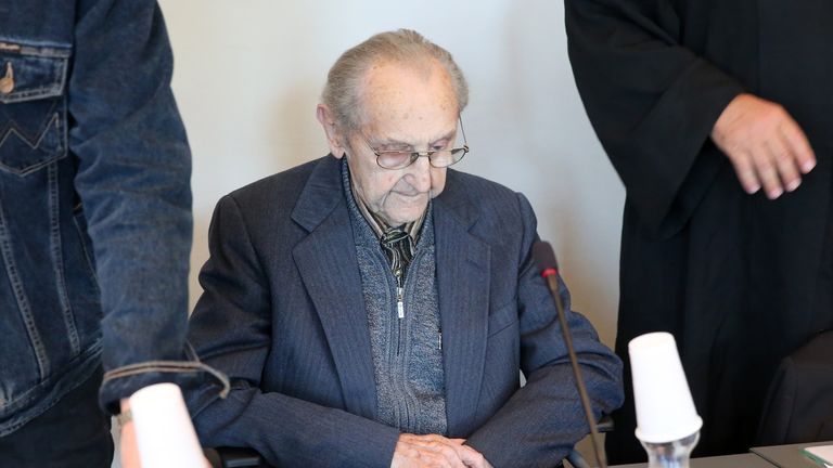 Hubert Zafke, 95, accused of aiding in 3,681 murders in Auschwitz in 1944