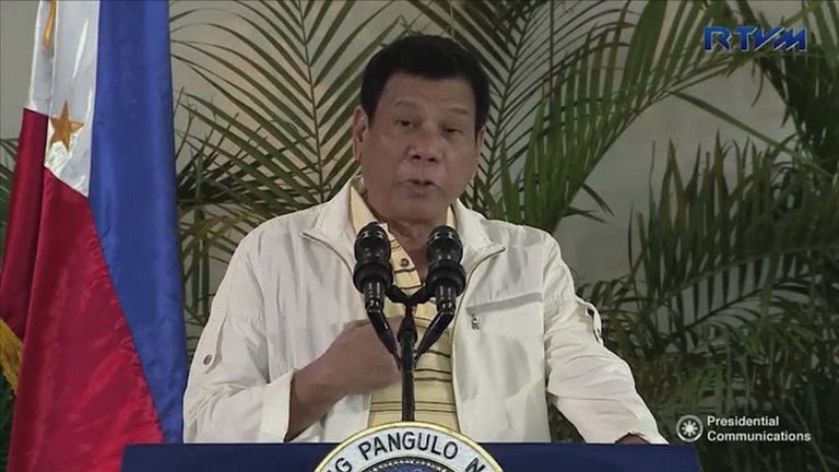 Duterte said his only master was the Philippine people
