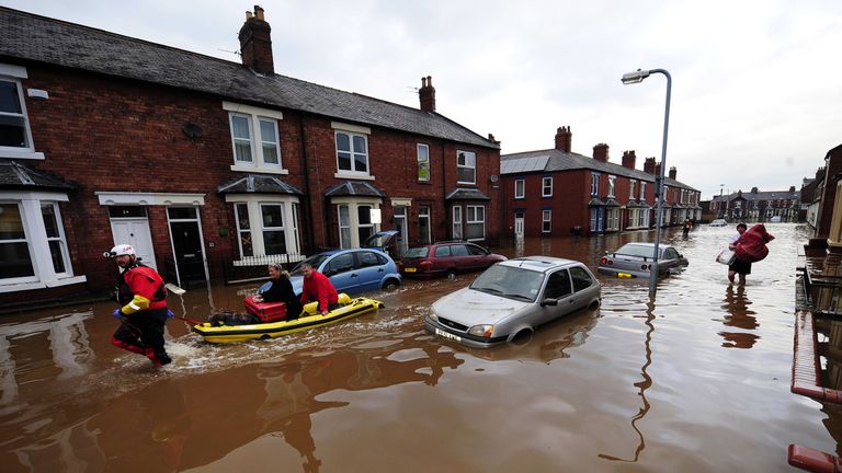 Thousands of homes were flooded after severe weather in December