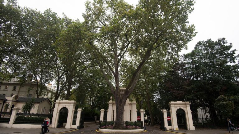 Kensington Palace Gardens remains Britain&#39;s most expensive street