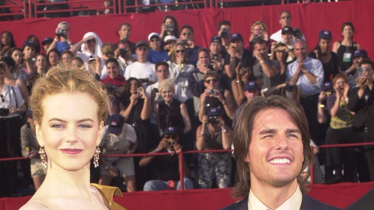 Nicole Kidman and Tom Cruise married on Christmas Eve, 1990