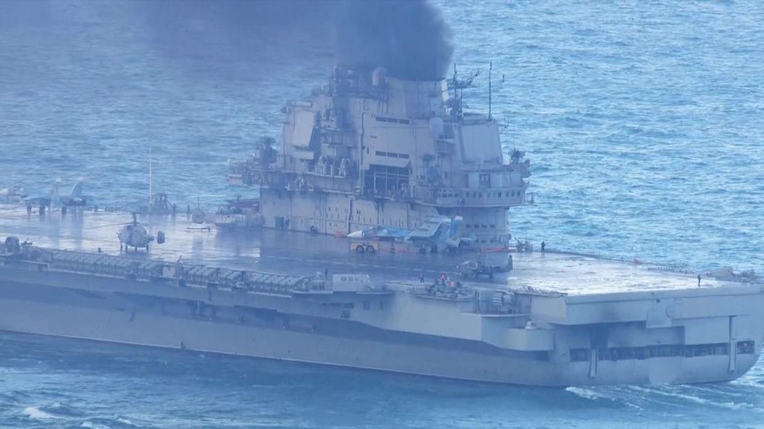 Russian ships in the English Channel