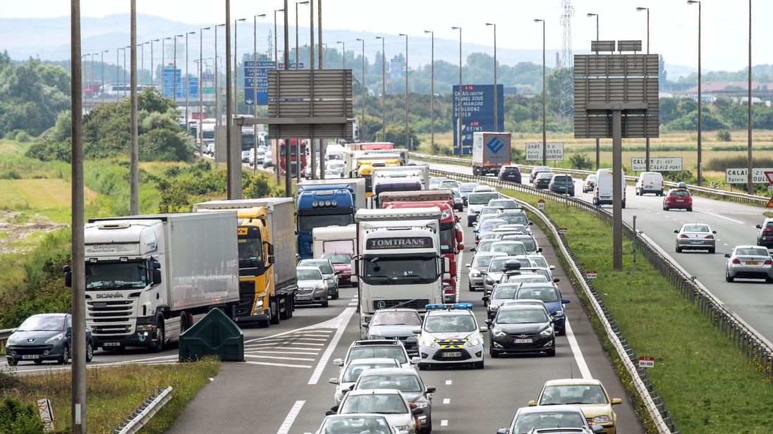 Migrant killed by British driver near Calais on A16