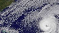 Hurricane Nicole is on course to hit the island of Bermuda