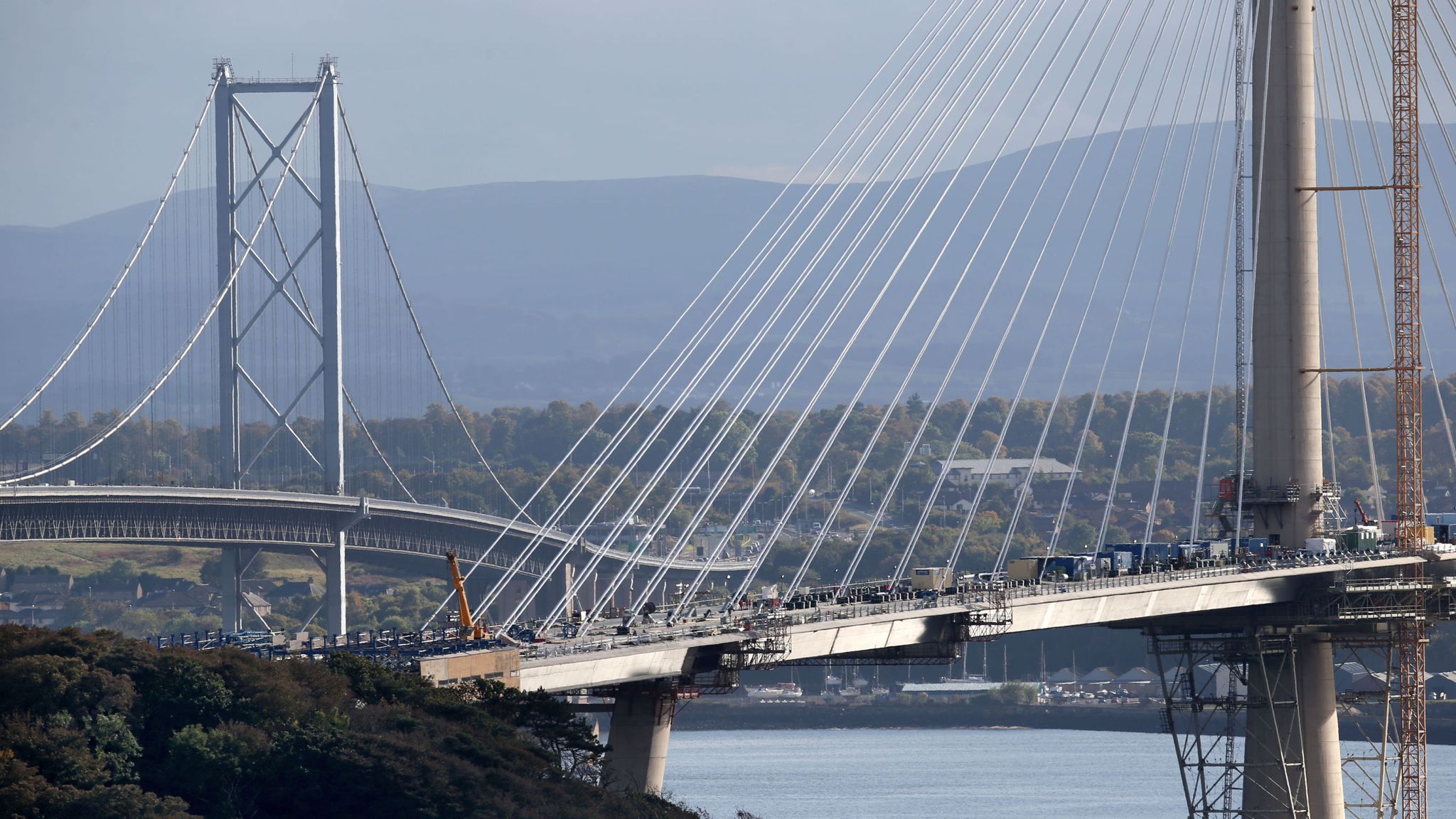 Queensferry Crossing over Firth of Forth sets new world record | UK ...