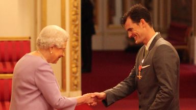 Jamie Murray receives OBE 