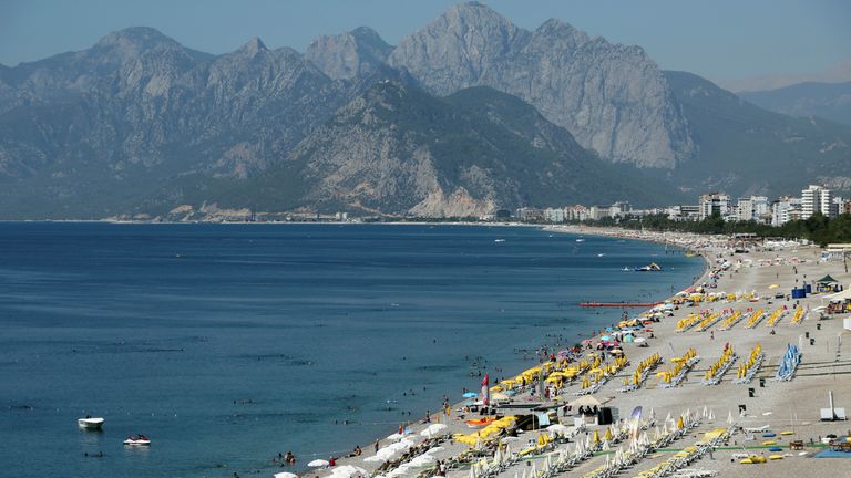 The resort of Antalya is a popular destination for German tourists