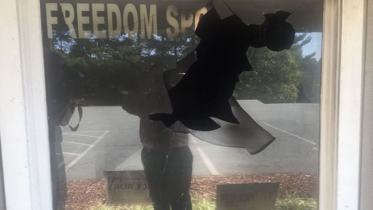 GOP HQ in Hillsborough, Orange County, North Carolina, firebombed
