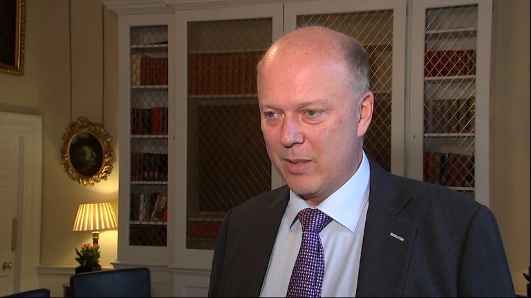 Secretary of State for Transport Chris Grayling defends Heathrow third runway decision
